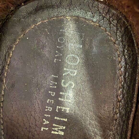 Florsheim vintage brown leather Royal Imperial driving loafers Mens 8.5 main image 7